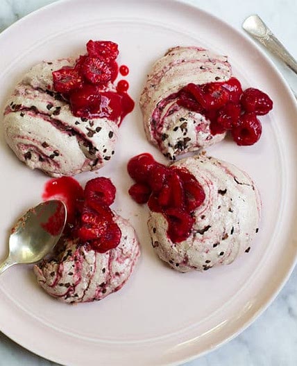 Raspberry Cacao Ripple Rochers