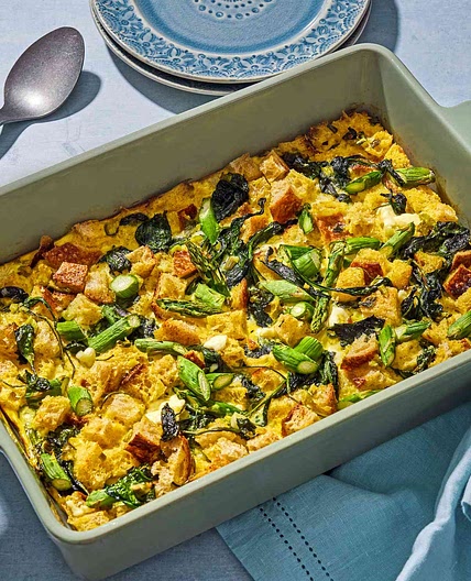 Vegetarian Spring Egg Casserole