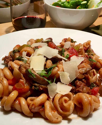 Instant Pot Bison Pasta (Pasta Bisonte)
