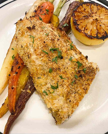 Barramundi with Lemon Basil Sauce