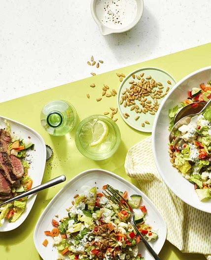 Chopped Salad with Buttermilk Dressing