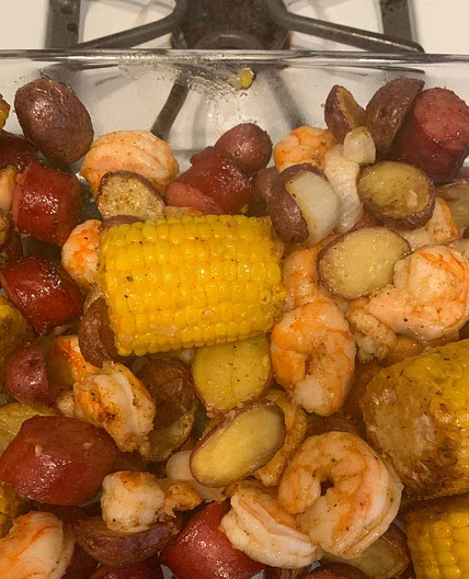 Air Fryer Shrimp "Boil"