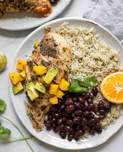 Cuban Mojo Chicken and Rice