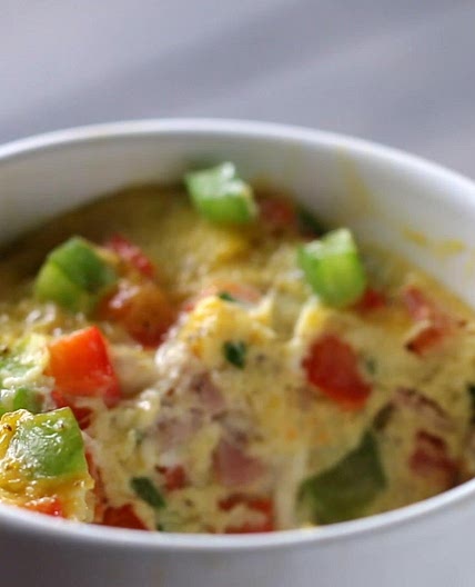 Microwave 3-minute Omelette In A Mug Recipe by Tasty