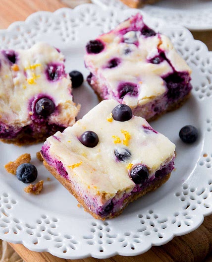 Lemon Blueberry Cheesecake Bars