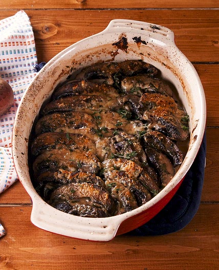 Scalloped Portobello Mushrooms