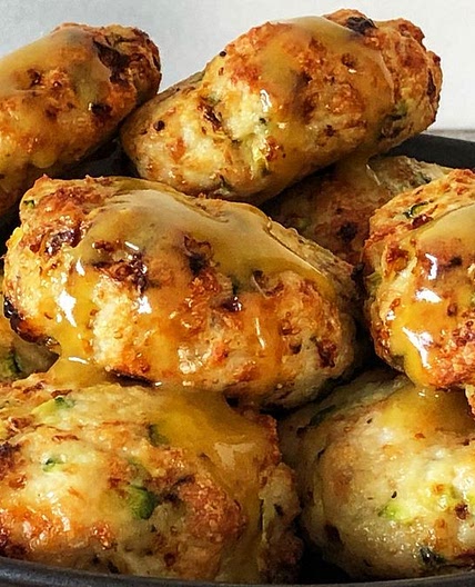 Air fryer chicken rissoles recipe