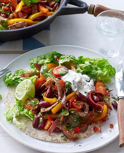 Steak fajitas