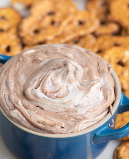 Chocolate Dip with Cocoa Powder