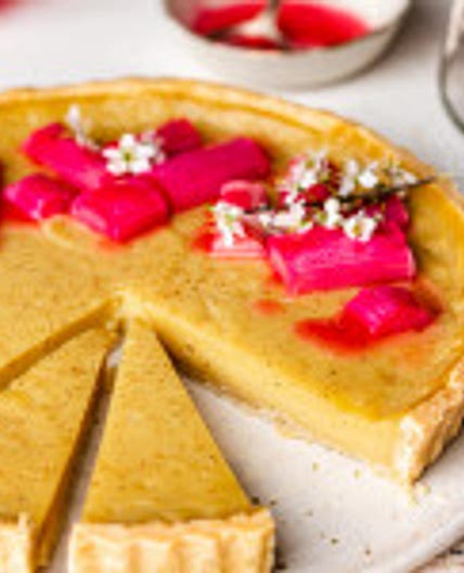 Vegan custard tart