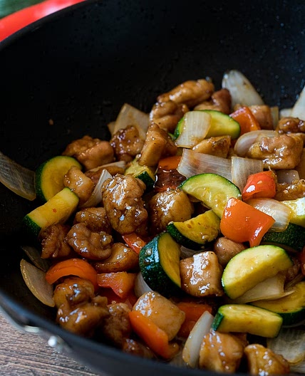 Honey Garlic Chicken Stir Fry