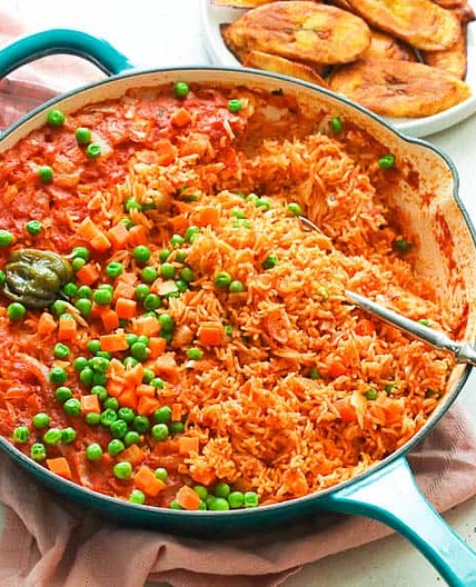 Jollof Rice (Oven and Stovetop Method)