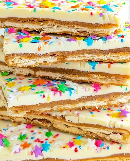 Fairy bread Christmas crack recipe