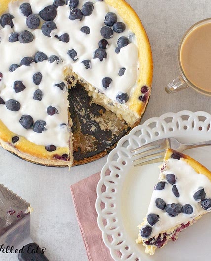 Keto Blueberry Cheesecake