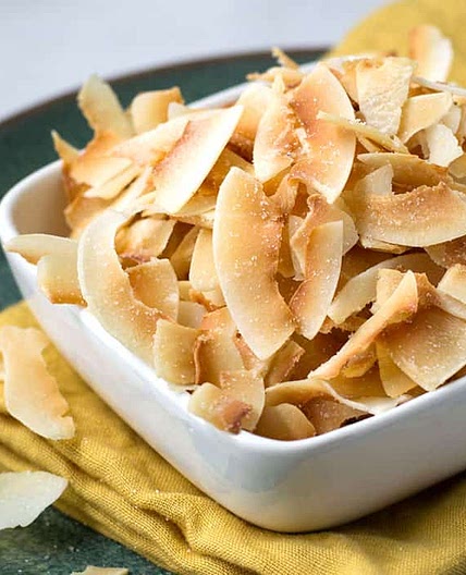 Homemade Toasted Coconut Chips