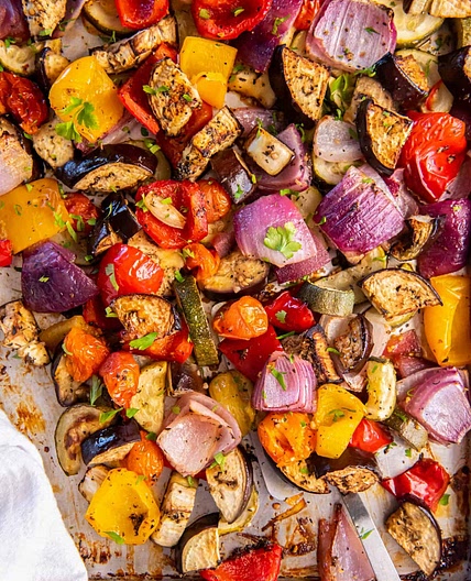 Mediterranean Roasted Vegetables