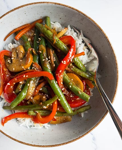 Ginger Soy Vegetable Stir Fry