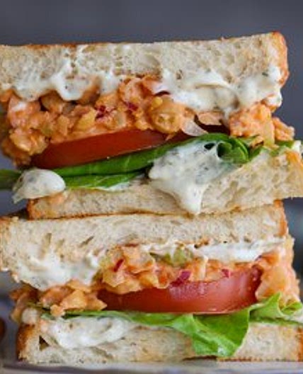 Buffalo Chickpea Sandwich