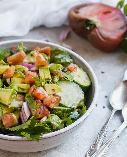 Avocado Cucumber Salad