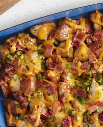 Loaded Ranch Chicken Bacon Potato Bake Recipe | Hidden Valley® Ranch