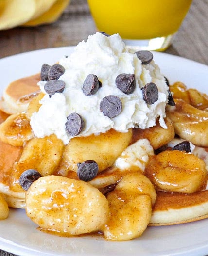 Banana & Brown Sugar Pancakes Recipe