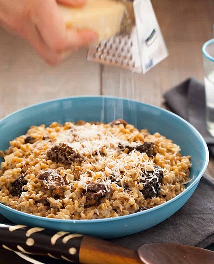 Wild Mushroom Farro Risotto