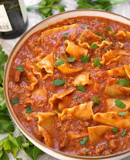 Instant Pot Easy Lasagna Soup