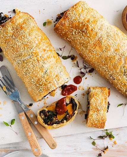 Giant vegetarian ‘sausage’ rolls
