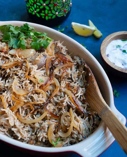 Instant Pot Lentils & Rice (Mujadara) Recipe