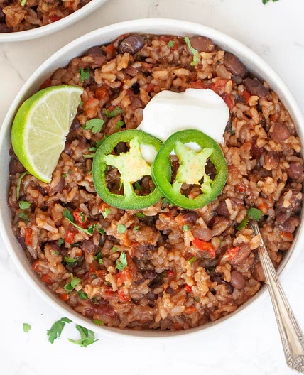 Mexican Instant Pot Rice & Beans