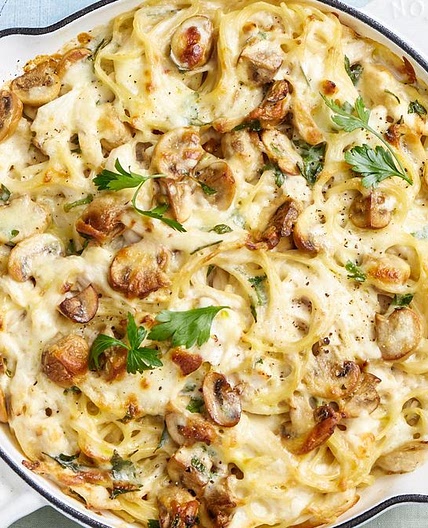 Creamy chicken tetrazzini recipe
