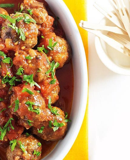 Chorizo meatballs