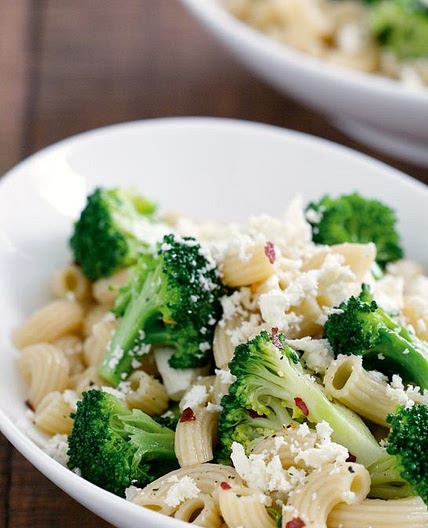 Broccoli and chilli pasta