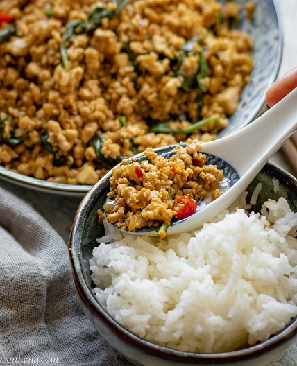 Spicy Thai Basil Tofu