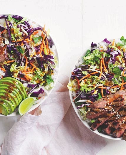 Beef poke bowl recipe