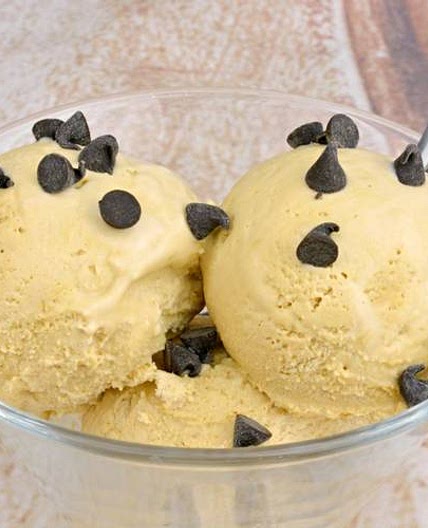 Helado casero de dulce de leche