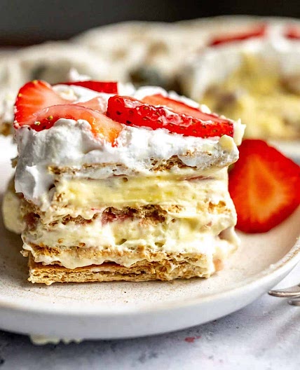 Strawberry Icebox Cake