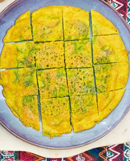 Vegan Thai Omelet | Kai Jeow Cha Om