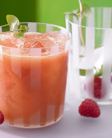 Mango-Himbeer-Cocktail