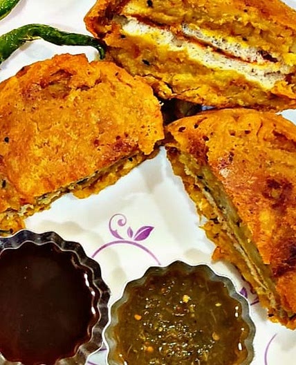 उल्टा वड़ा पाव (ulta vada pav recipe in Hindi)