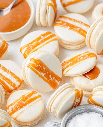 Salted Caramel Macarons