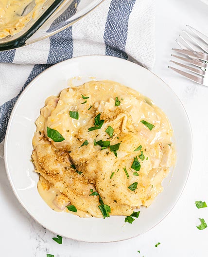 Chicken Cordon Bleu Casserole