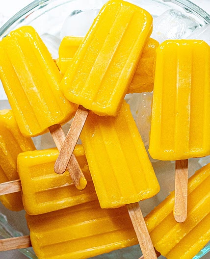 Mango Popsicles - Homemade Vegan Recipe!