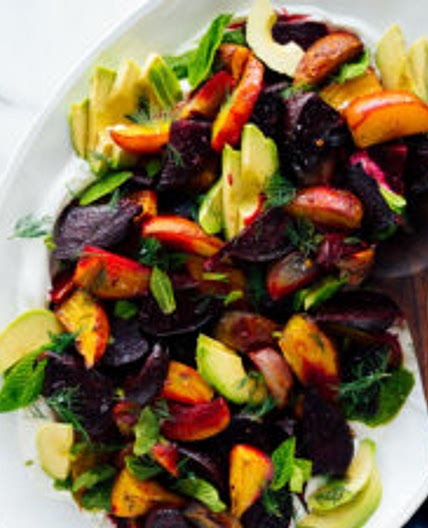 Gaby's Roasted Beets and Labneh