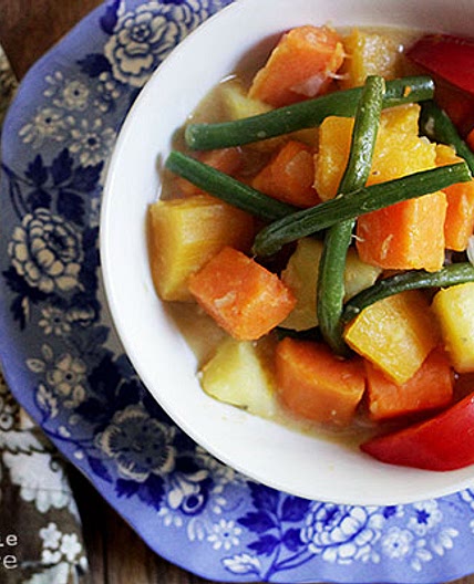 Autumnal Veggies in Spiced Coconut Milk