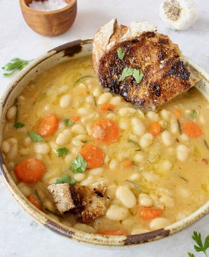 White Bean Stew from Scratch