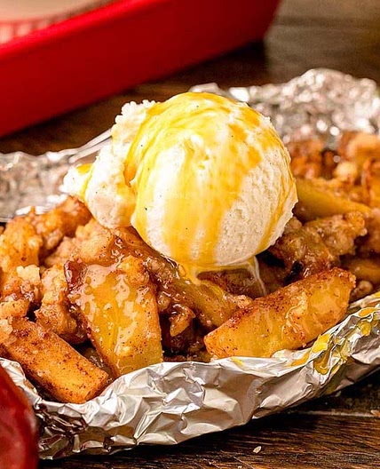 Campfire Apple Crisp