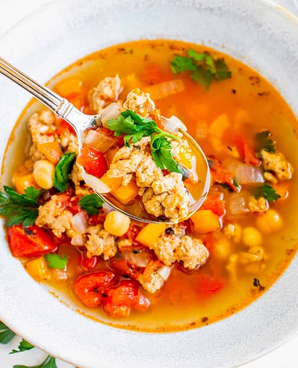 Ground Turkey Soup