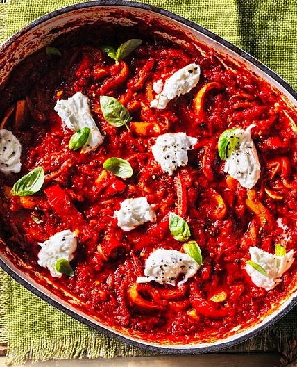 ’Nduja pepperonata stew