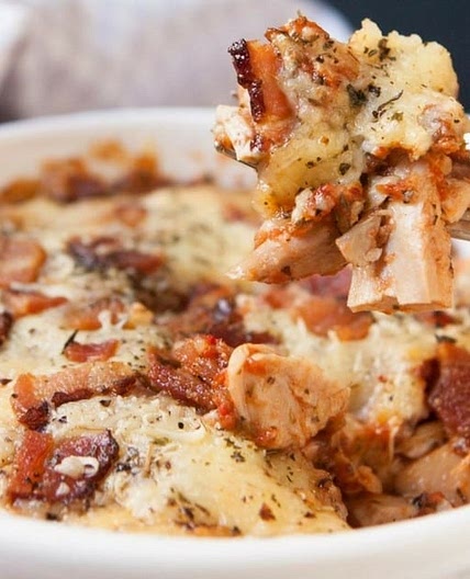 Keto Chicken Parmesan Casserole